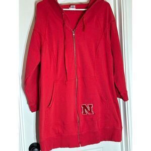 Meesh & Mia size XL Nebraska Huskers hoodie/ dress - EUC